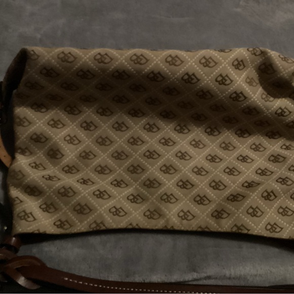 Dooney & Bourke Tan and Brown Shoulder Bag - Picture 6 of 8